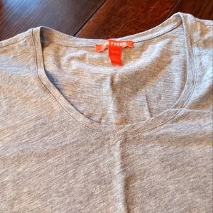 Plain *NEW*gray cuffed t-shirt
